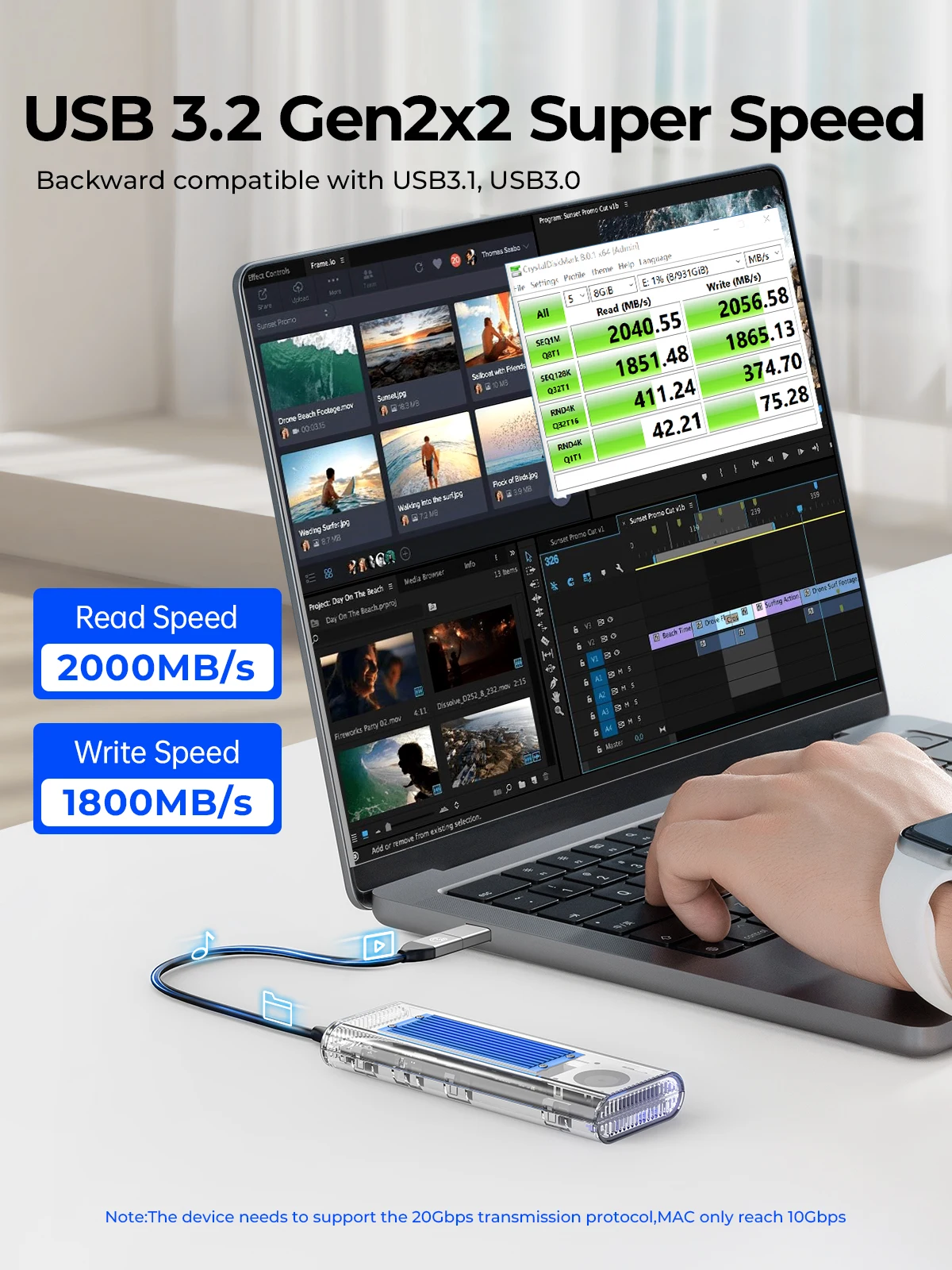 ORICO Custodia SSD M.2 NVMe da - Thunderbolt 4 External Ssd 4Tb recensione e prezzo