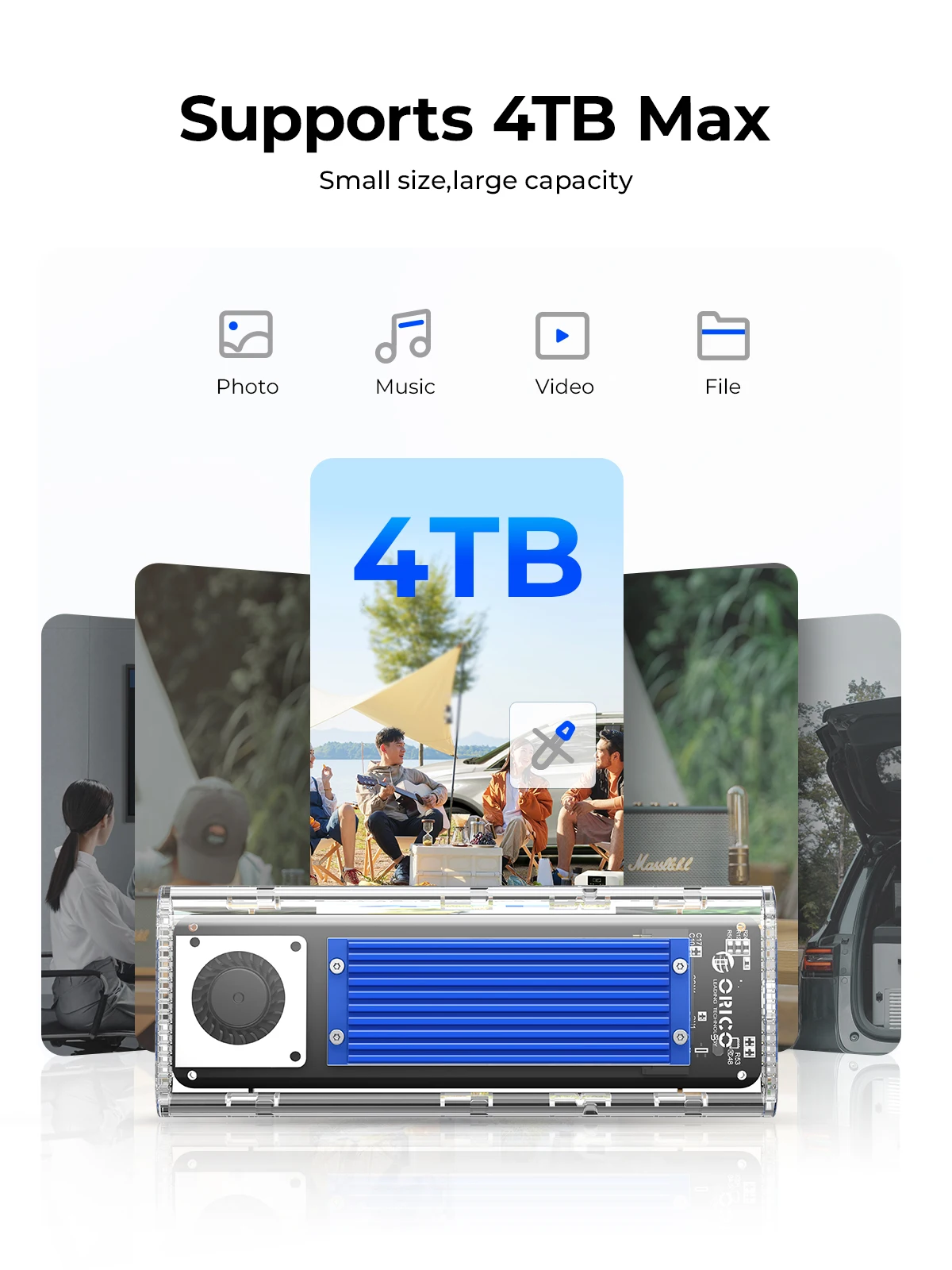 ORICO Custodia SSD M.2 NVMe da - Thunderbolt 4 External Ssd 4Tb recensione e prezzo